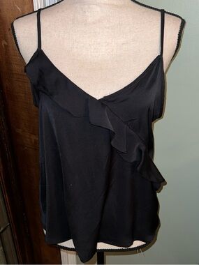 wild fable Black Ruffle Cami